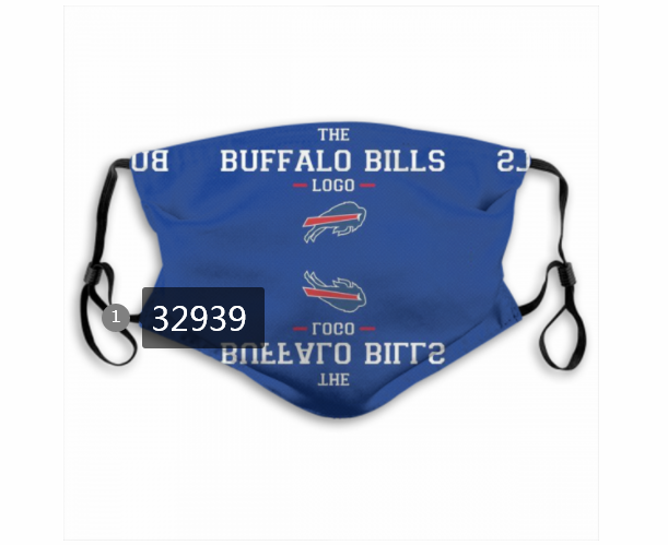 New 2021 NFL Buffalo Bills 168 Dust mask with filter->nfl dust mask->Sports Accessory